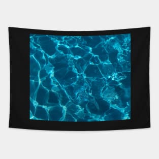 Blue Ocean Waves Tapestry