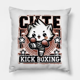 Cute Kitten Kickboxing Pillow