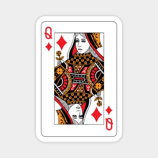 Queen of Diamonds Magnet