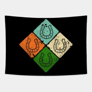 Colorful Horsehoe Tapestry