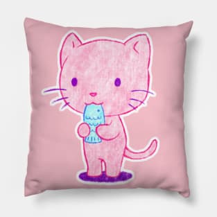 Fishy Cat Pillow