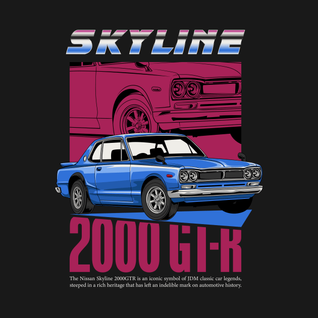 Skyline 2000 GTR JDM Car by milatees