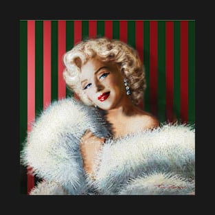 Marilyn  White Fur T-Shirt