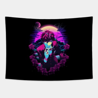 Embrace the Shadows Iconic Personas Anime Tees Await Tapestry