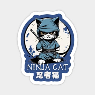 Kung Fu Cat The Ninja Cat Magnet