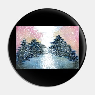 To the Pink Horizon Pin