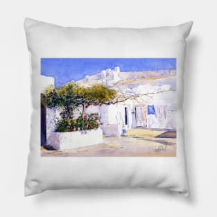 Cave Dwelling In Andalucia Pillow