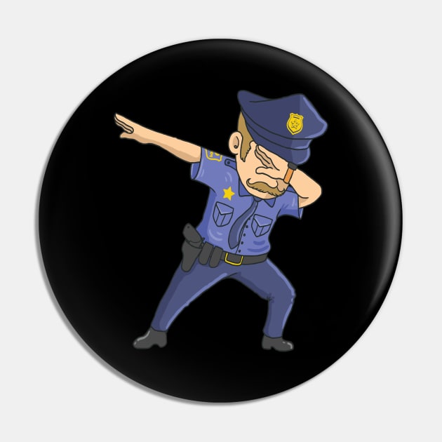 Dabbing Police Men Funny Policeman Dab Dance Pin by Ramadangonim