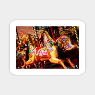 Fairground carousel horses Magnet