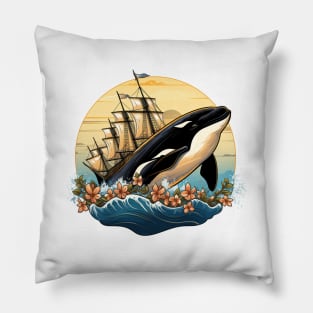 Join the Orca Uprising Pillow