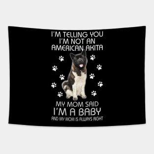 American Akita Baby Tapestry