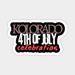 4th of july celebration Colorado Magnet