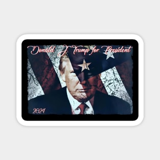 Donald J. Trump for President 2024 Magnet