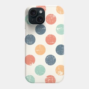 Vintage retro dotted pattern Phone Case