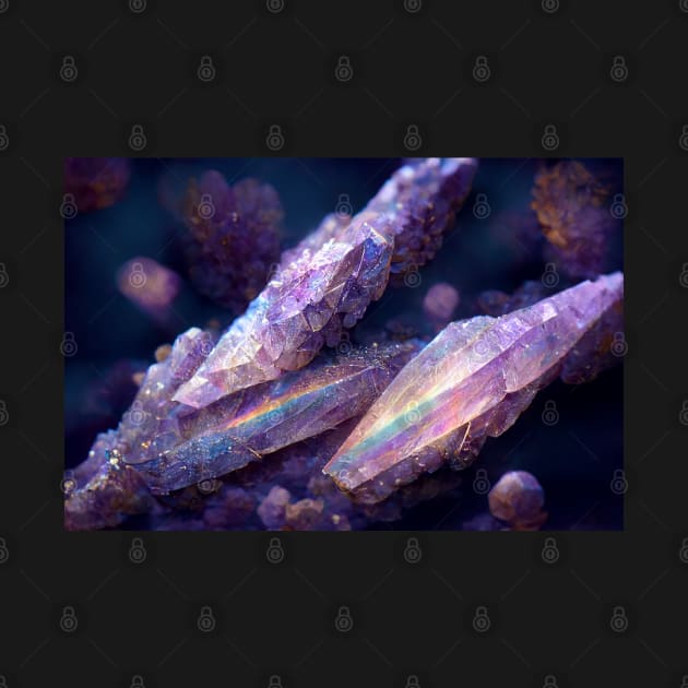 Purple Crystals by ElectricDream