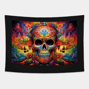 Kaleidoscope Cranium Tapestry