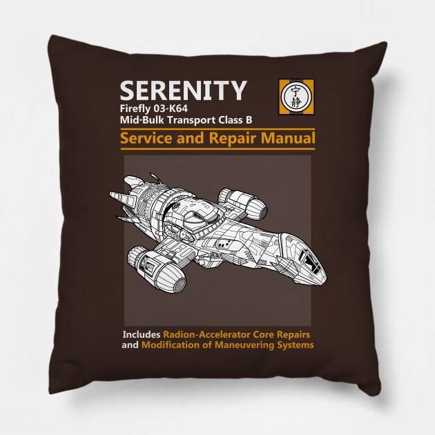 Shiny Service and Repair Manual Pillow by adho1982