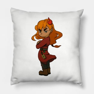 Fire Girl Pillow