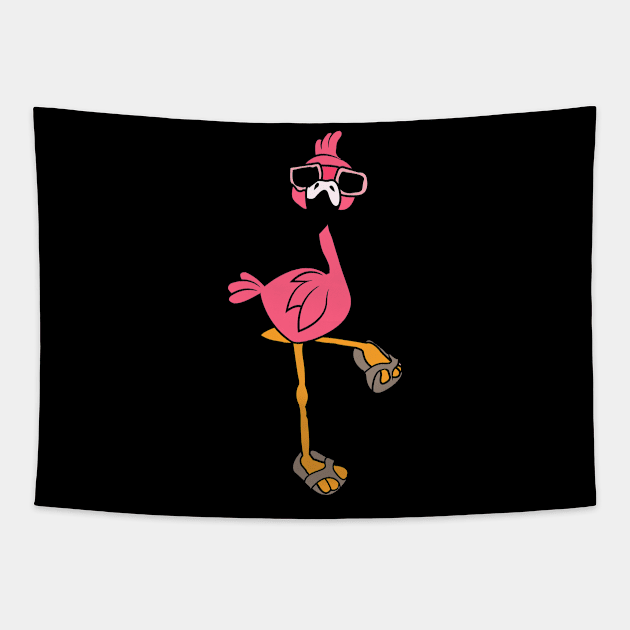 Flamingo Tapestry by Tesszero