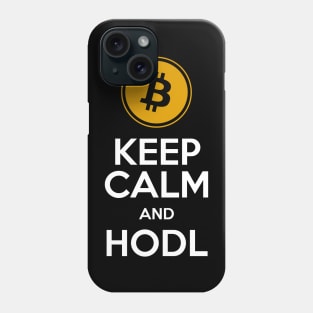 Keep Calm and HODL Phone Case