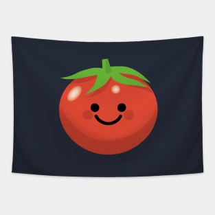 A Cute and Happy Tomato Tapestry