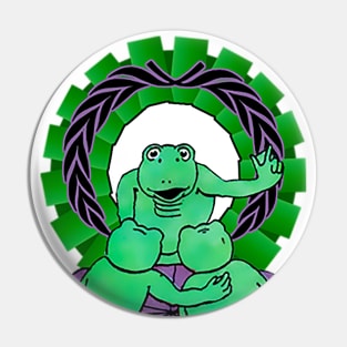 frog school or daddy frog Pin