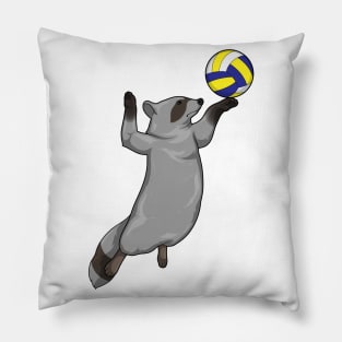 Racoon Volleyball Pillow