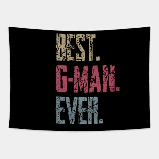 Vintage Best G-man Ever Retro Funny Quotes Happy Fathers Day Tapestry