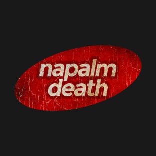 Napalm Death - simple red elips vintage T-Shirt