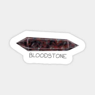 Bloodstone Crystal March Birthstone Magnet