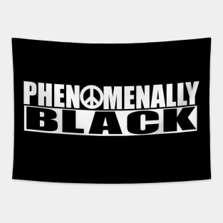 PHENOMENALLY BLACK, Black Lives Matter, Black History, Black Power, Black Girl Magic Tapestry