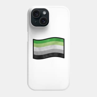 Foggy Aromantic Pride Flag Phone Case