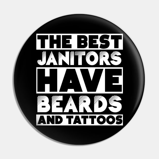 Best janitors have beards and tattoos . Perfect present for mother dad friend him or her Pin by SerenityByAlex