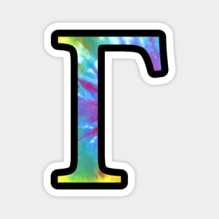 Tie Dye Gamma Magnet