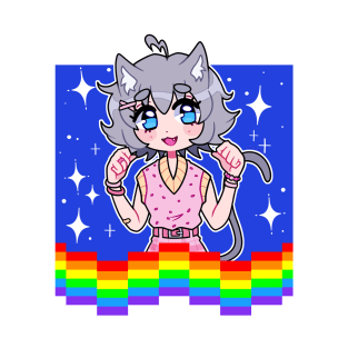 Nyan cat girl T-Shirt