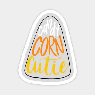 Candy Corn Cutie with outline Magnet