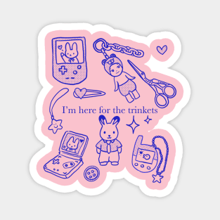Cute y2k trinkets Magnet