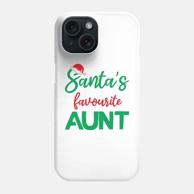 santa's favorite aunt Phone Case by teestaan