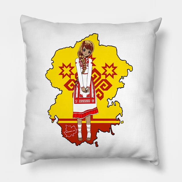 Chuvashia Pillow by Ocennyy