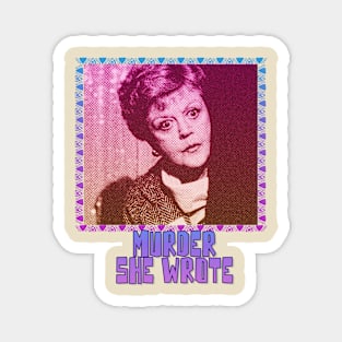 Murder She Wrote - 1980s Retro Magnet