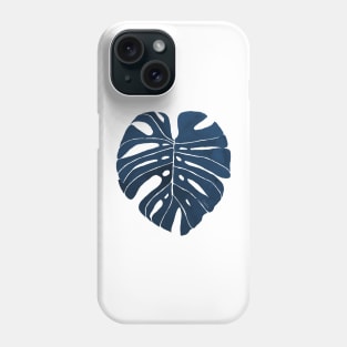 Swiss Cheese Monstera - Hamptons Blue Phone Case