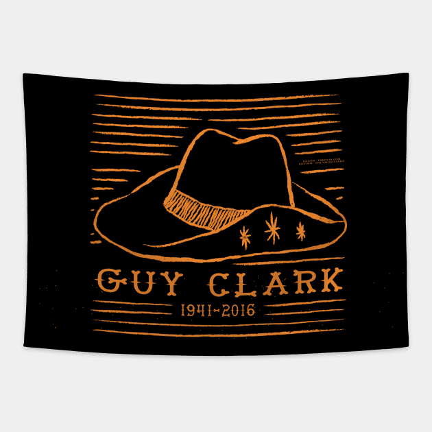 Guy Clark 1941 2016 Music D44 Tapestry by Onlymusicians