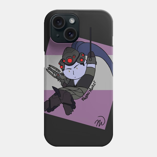 Widowmaker - Nuit Phone Case by beansnina