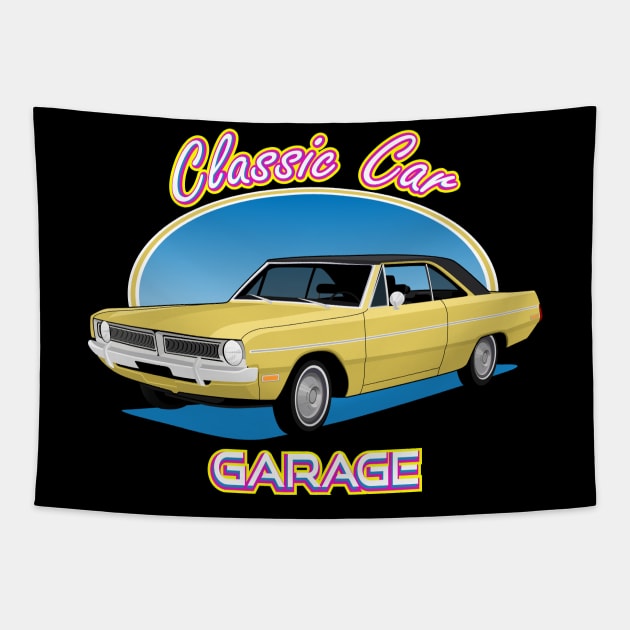 Classic Car Tapestry by masjestudio