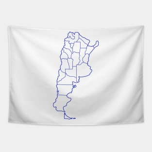 Argentina map Tapestry