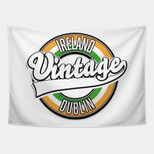 Ireland Dublin vintage logo Tapestry