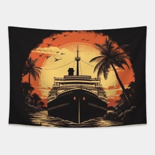 Cruise Ship Explorer: Discover the World's Treasures from the Comfort of Your Ship Tapestry