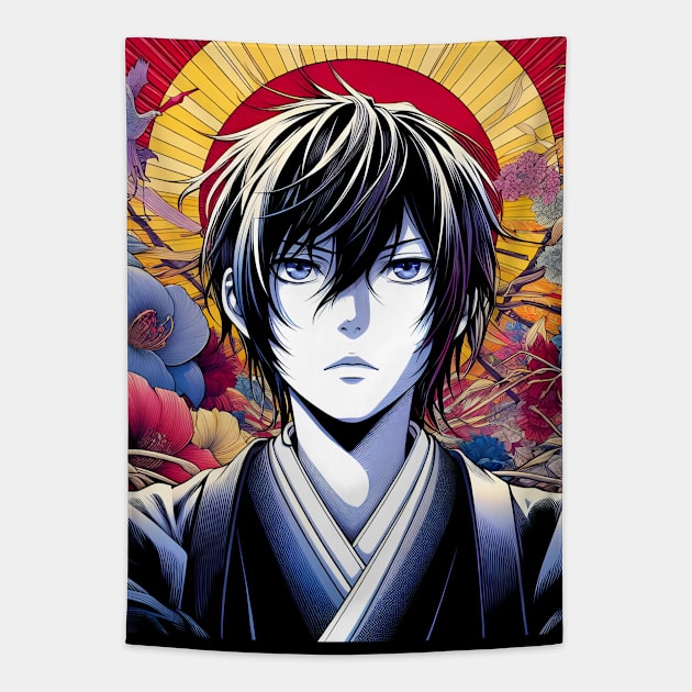 Anime Wonderland: Whimsical Art Prints Featuring Manga-Inspired Designs for Otaku Bliss! Tapestry by insaneLEDP