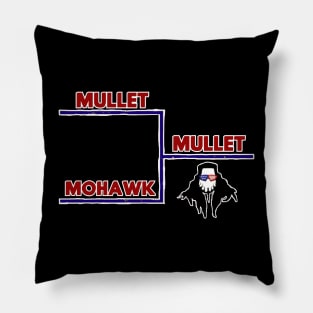 Mullet vs Mohawk RWB Pillow