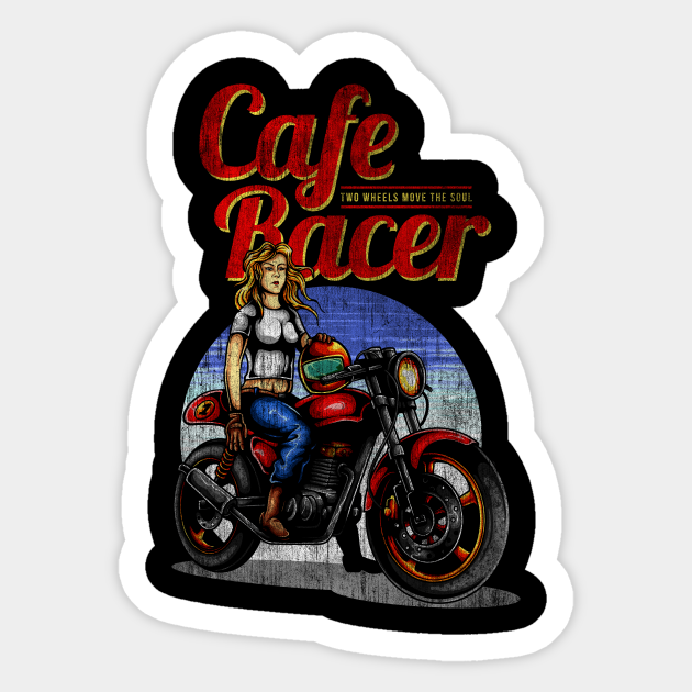 Cafe Racer Cafe Racer Aufkleber Teepublic De
